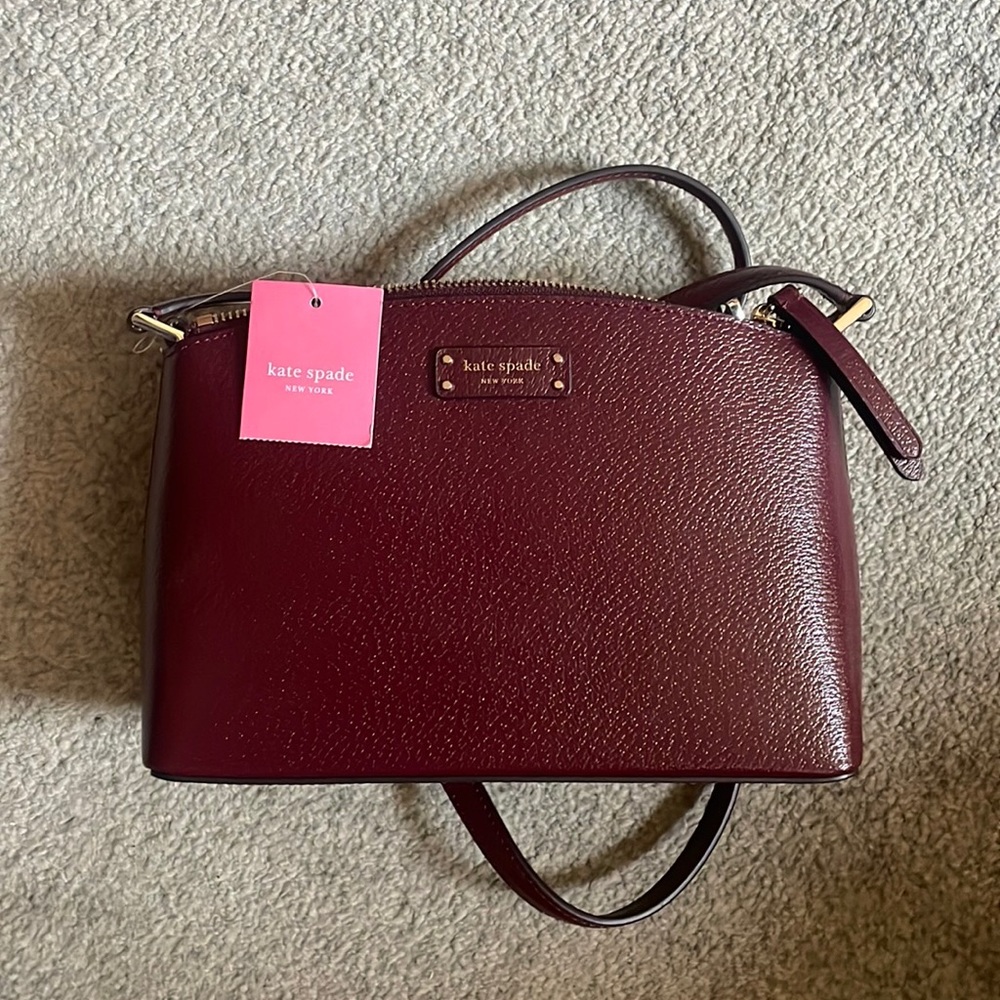 Kate Spade Handbag Burgundy